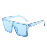 Unisex Oversized Black 2020 Vendor Logo Sunglasses