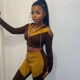 Fall 2021 Women Clothes Ladies Jogging Sweatsuit Hoodie Autumn 2 Piece Workout Set Women Outfits Woman Two Piece Pants Set