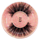 FOXESJI Lashes 3D Mink Eyelashes Thick Fluffy Soft Eyelash Extension High Volume Natural False Eyelashes Makeup Mink Eye Lashes - shopwishi 