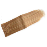 Hair Clip Ins Human Hair Extensions Natural Raw Virgin Clip-In Hair Extensions