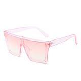 Unisex Oversized Black 2020 Vendor Logo Sunglasses