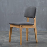 Special Offer Solid Wood Black Simple Backrest Hotel Dining Chair Home Furniture Restaurant Coffee Chair