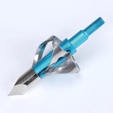 100grain 5colors 6ps Hunting Stingers Arrow Head Recurve Bow Hunting Arrowhead Glass Carbon Steel Aluminum Arrow Shaft Universal - shopwishi 