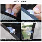 Newest Car Window Sunshade Covers Universal Windshield Sun Shade Curtain Side Window Auto Sunshade for Kids Car Accessories