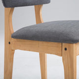 Special Offer Solid Wood Black Simple Backrest Hotel Dining Chair Home Furniture Restaurant Coffee Chair