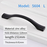 AOLISHENG Black Kitchen Cabinet Closet Drawer Main Pull Door Furniture Hardware Handles