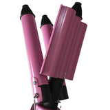 White&Gray Professional Hair Waver Wave Curler Ceramic Hair Curling Iron 3 Barrel Clamp Wave Curler
