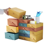 Plastic Desktop Organizer With Drawers Mini Desk Storage for Office Vanity Cosmetic Makeup Organizer With Storage Case