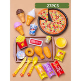 44 Pieces Children Mini Kitchen Toy Cookware Pot Pan Kids Pretend Cook Play Toy Simulation Kitchen Utensils Toys Children Gift