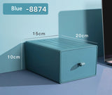 Plastic Desktop Organizer With Drawers Mini Desk Storage for Office Vanity Cosmetic Makeup Organizer With Storage Case