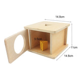Montessori Toddler's Wooden Sensorial Box Board Puzzle