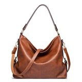Causal Hobo Bag for Women Vegan Leather With Crossbody Long Strap