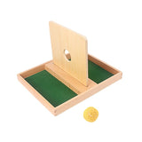 Montessori Toddler's Wooden Sensorial Box Board Puzzle