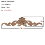 VZLX Unique Natural Floral Wood Carved Wooden Figurines