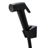 Black Handheld Bidet Spray ABS Shower Sprayer Set Toilet Faucet