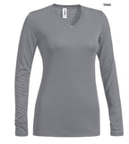 AI302 Women's V-Neck Long Sleeve Expert Tee
