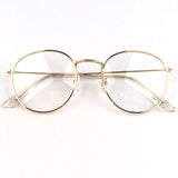 New Designer Woman Glasses Optical Frames Metal Round Glasses Frame