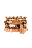 Hdb2201 - Boho Tassel Charm Bracelet