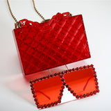 Handbags Matching Purse and Glasses Set Bulks of Women Sunglasses and Purse Set
