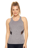 AQ249 Women's Mesh Panel Racerback