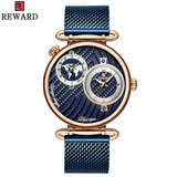 Top brand watch blue wrist band