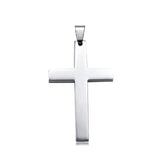 100pcs Stainless Steel Religious Cross Keychain Pendant