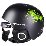 Clearance! Clearance!  MOON Ski Helmet Ultralight and Integrally-Molded Breathable Snowboard Helmet Men Women Skateboard Helmet