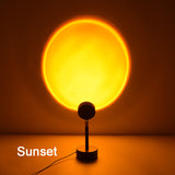 RGB Mini Table Rainbow Usb Led Sunset Red Lamp Sun Projection Sunset Desk Projector Led Light Decoration Rainbow Projection Lamp