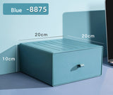 Plastic Desktop Organizer With Drawers Mini Desk Storage for Office Vanity Cosmetic Makeup Organizer With Storage Case