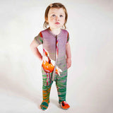 Footie - Short Sleeve - Flamingo