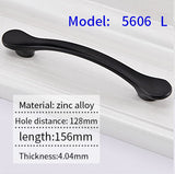AOLISHENG Black Kitchen Cabinet Closet Drawer Main Pull Door Furniture Hardware Handles