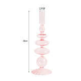 Nordic Glass Candle Holders Romantic Dinner Home Decoration