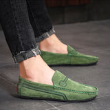 New Fashion Sneakers Men Loafer Leather Boat Shoe Soulier Chaussures Homme Shoes