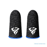 P82F 2Pcs Breathable Gaming Finger Sleeves