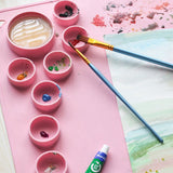Silicone Non-Stick Painting Craft Mat Pigment Palette