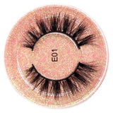 FOXESJI Lashes 3D Mink Eyelashes Thick Fluffy Soft Eyelash Extension High Volume Natural False Eyelashes Makeup Mink Eye Lashes - shopwishi 