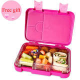 Eco Friendly Gasket Microwavable Biodegradable Sustainable Bento Lunch Boxes 3 Compartment Reusable Bento Kids Lunch Box Set