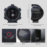 AUTOOL X95 Multifunctional GPS Speed PMH KMH Slope Meter Inclinometer Car Compass Pitch Tilt Angle Protractor Latitude Longitude