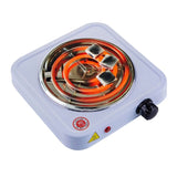 Portable Electric Iron Burner Single Stove Mini Hotplate Adjustable Temperature Furnace Home Kitchen Cook Coffee Heater RV 19QE