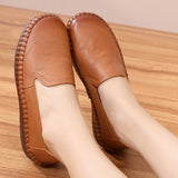 GKTINOO Women's Flats Handmade Shoes Spring Autumn Genuine Leather