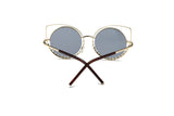 HOLLAND | A21 - Designer Pearl-Studded Cut-Out Cat Eye Princess Sunglasses