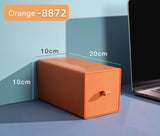 Plastic Desktop Organizer With Drawers Mini Desk Storage for Office Vanity Cosmetic Makeup Organizer With Storage Case