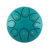 6 Inch Lotus Drum 8 Tone Steel Tongue Drum Percussion Musical Instrument With Drumsticks With a Clean Ethereal Buddha-Like Sound