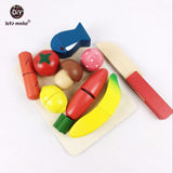 Let's Make Wooden Montessori Toy Baby Toys Baby Gift Set Wooden Cutlery  Wooden Baby Teeth Toddler Pretend Play Kitchen Beads