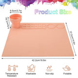 Silicone Non-Stick Painting Craft Mat Pigment Palette