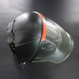 Anti-Saliva Windproof Dust Proof Face Mask Transparent PVC Safety Face Shield Screen Spare Visors Respiratory Tract Protection