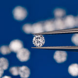 Loose Gemstone 3.5mm Lab Grown Moissanite Diamonds White Round Heat Moissanite