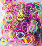 600 Elastic Different Colors Rubber Loom Bands Bracelet