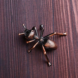 New Creative Alloy Incense Stick Burner Holder Ant Shape Censer Plate for Candle Aromatherapy Furnace Incense Base