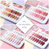 112 Color 15ml UV Nail Gel Polish for Professional Nail Salon Art Gels Semi Permanent High Quality Soak Off Nail Varnish Lacquer